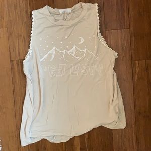 “Get lost” Tank top. Xs